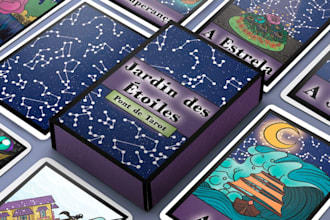 create card game design board game flash card game art card box mockup rule book
