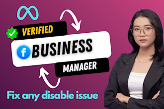 create fresh verified fb business manager and ads account