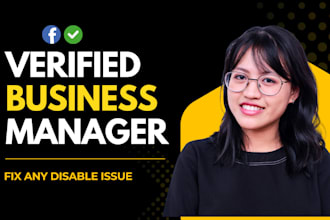create fresh verified fb business manager and ads account