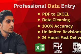 clean data, remove duplicates, and format excel spreadsheets
