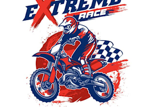 make a dirt bike logo
