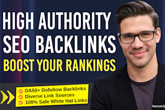 do SEO backlinks high domain authority off page link building service