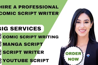 write a script suitable for your comic or manga