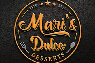 design high quality latin desert company logo