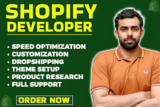 design a professional shopify store with premium theme and winning products