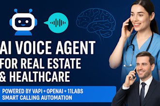 setup vapi ai calling voice agent openai llm real estate health care VA 11labs