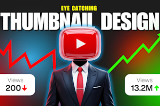 make 3 viral youtube thumbnails that get clicks in just 24 hours
