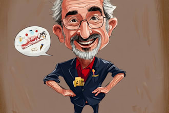 do cartoon caricature for you