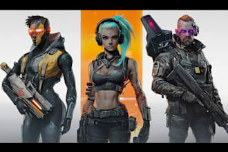draw your character fantasy medieval cyberpunk steampunk