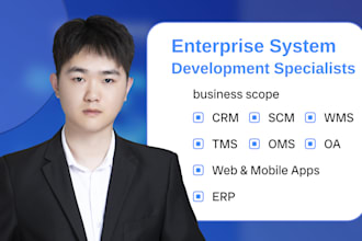 develop a fully customized PHP, CRM, or web portal