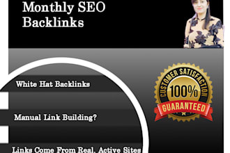 do white hat monthly off page SEO backlinks service
