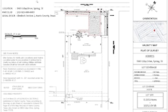 make your property site plan, plot plan, layout for city permit, fast in autocad
