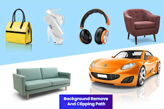 do clipping path, background romove professionally