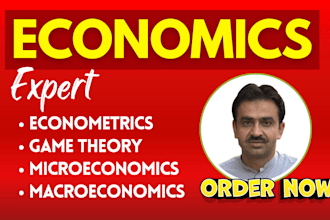 help in economics, econometrics, microeconomics and macroeconomics