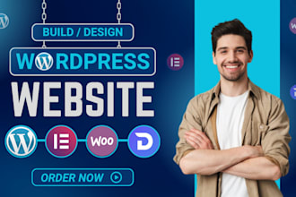 build, rebuild, responsive wordpress website design or redesign modern website