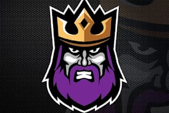 design genuine kingston kings team themed logo