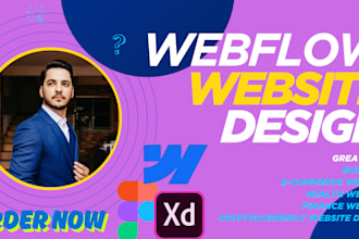 be your webflow expert, design or develop webflow website, figam to webflow