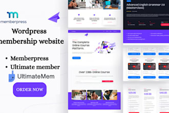 build wordpress membership subscription website via ultimate member memberpress