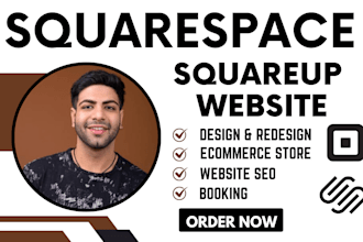 redesign your squarespace or squareup website and optimize SEO