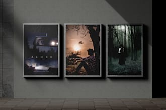 design retro vintage posters for travel, events, films, or movies