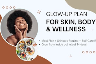 create a personalized glow up plan for skin, body and nutrition reset