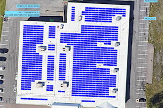 do product 2d and 3d design and solar generator boiler plant design