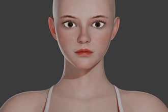 retopology, uv unwrap and pbr texturing your 3d model