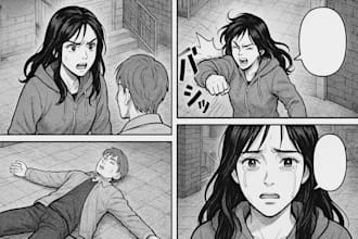 create vibrant comic panels  comic book pages from your script