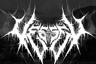 design your black, slamming, brutal, death metal band logo
