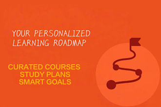 personalized course roadmap for your goals