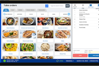build online pos fastfood cafe resturant pos software inventory management