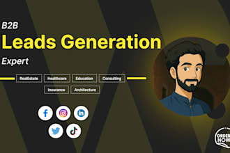 do b2b lead generation, linkedin prospecting and email list building