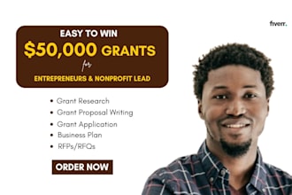 offer grant research, grant proposal writing, grant application to secure funds