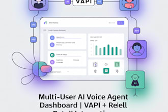 create multi user dasboard for vapi retell ai agent workflow api integration
