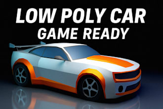 model stylized low poly 3d assets for games