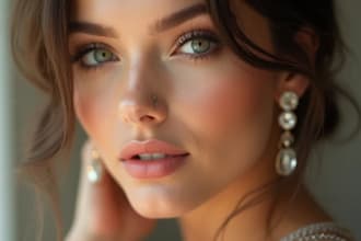 create ai generated beauty and makeup model portraits
