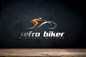 make minimalist creative luxury business bike logo design