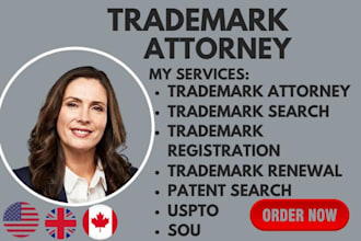 be your us licensed trademark attorney for registration, renewal, revival, uspto