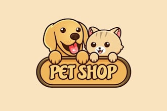 design high quality pet t shirt logo with unlimited revision