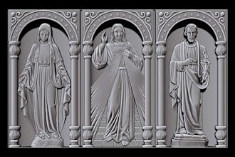 jpeg to stl depth map for cnc router and laser 3d relief medal wood engraving