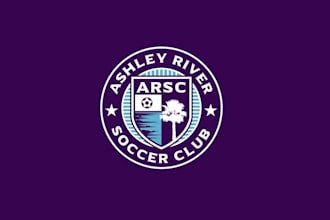 design ashley river soccer club logo