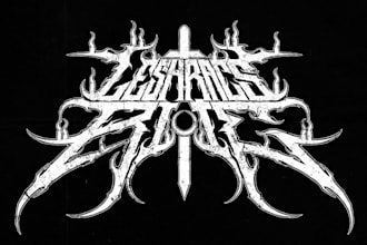 upgrade your metal band logo with unique redesign in any style