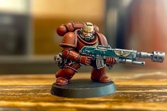 paint your warhammer 40k, board game or dnd miniatures