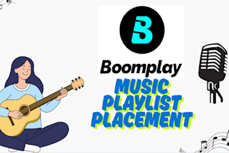 do soundcloud music, beatstar music, bandcamp boomplay, itunes music promotion