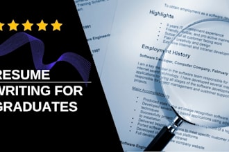 create a resume for graduates