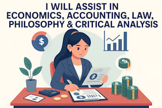 assist in economics, accounting, law, philosophy, and critical analysis