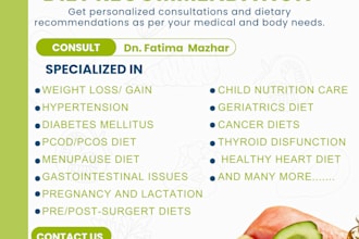 create a personalized diet plan tailored to your needs