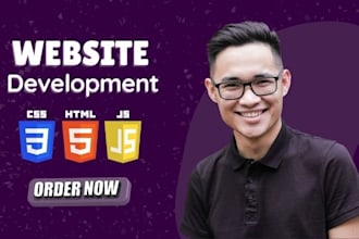 be your front end web developer for custom, responsive, portfolio website