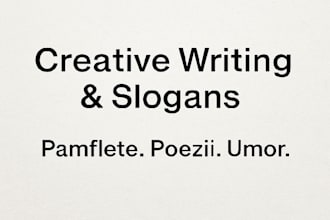 create with romanian slogans, pamflets or humorous verses
