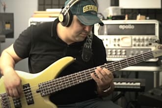 create and record a custom bassline for your track